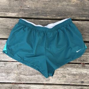 Teal Nike Running Shorts